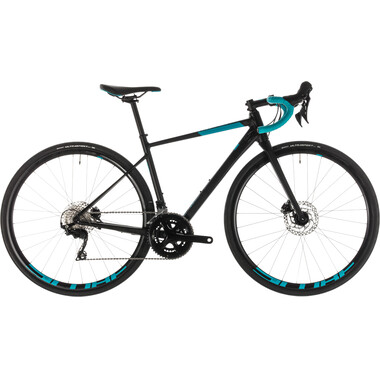 Bicicleta de carrera CUBE AXIAL WS RACE DISC Shimano 105 R7000 34/50 Mujer Negro/Azul 2019 0